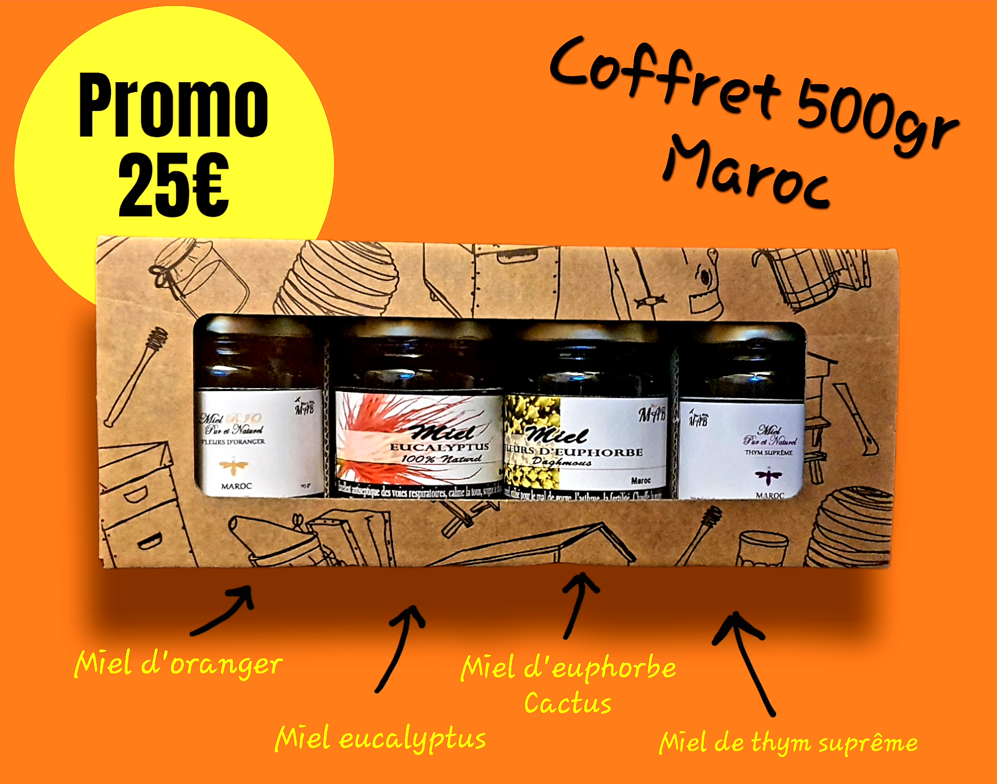 Coffret degustation Maroc