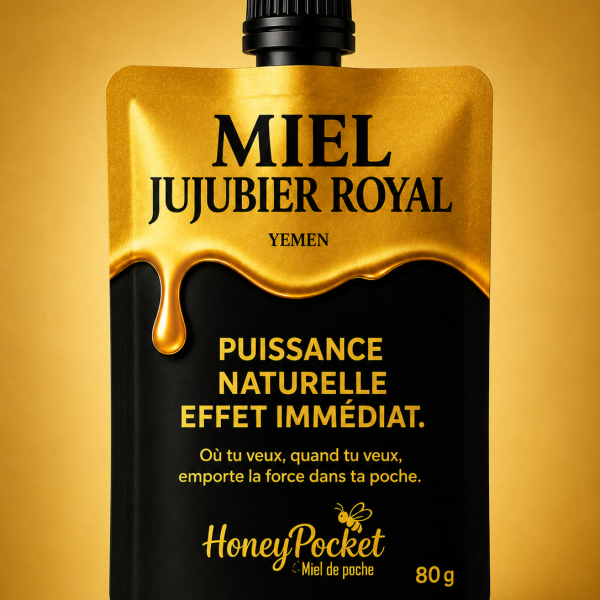 Honey Pocket – Miel de Jujubier Royal (Sidr) du Yémen – 80 g